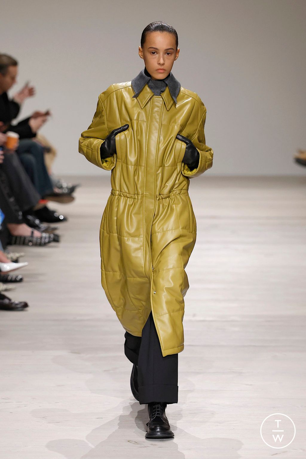 Fashion Week London Fall/Winter 2025 look 10 from the Emilia Wickstead collection womenswear