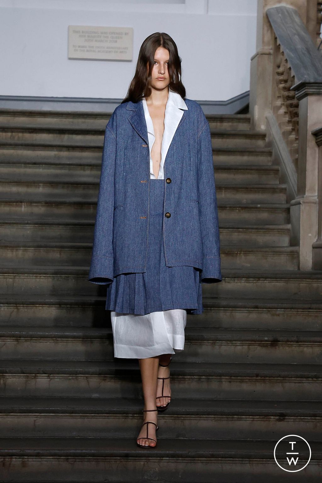 Fashion Week London Spring/Summer 2024 look 13 from the Emilia Wickstead collection womenswear
