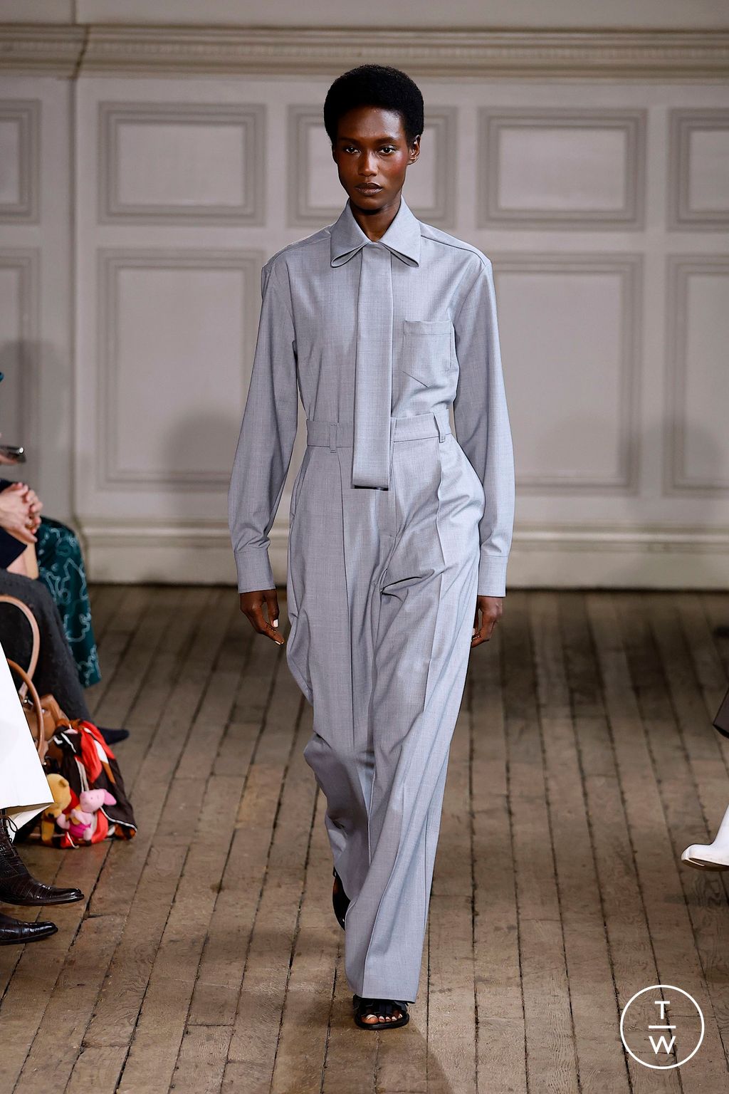 Fashion Week London Spring/Summer 2025 look 1 from the Emilia Wickstead collection womenswear