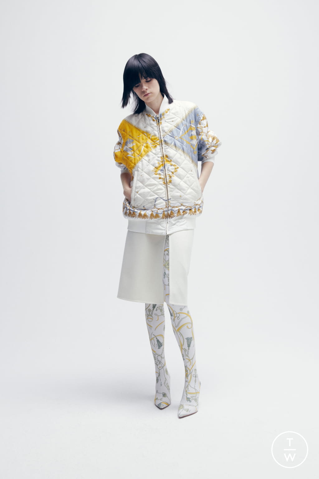 Fashion Week Milan Fall/Winter 2021 look 14 from the Pucci collection 女装