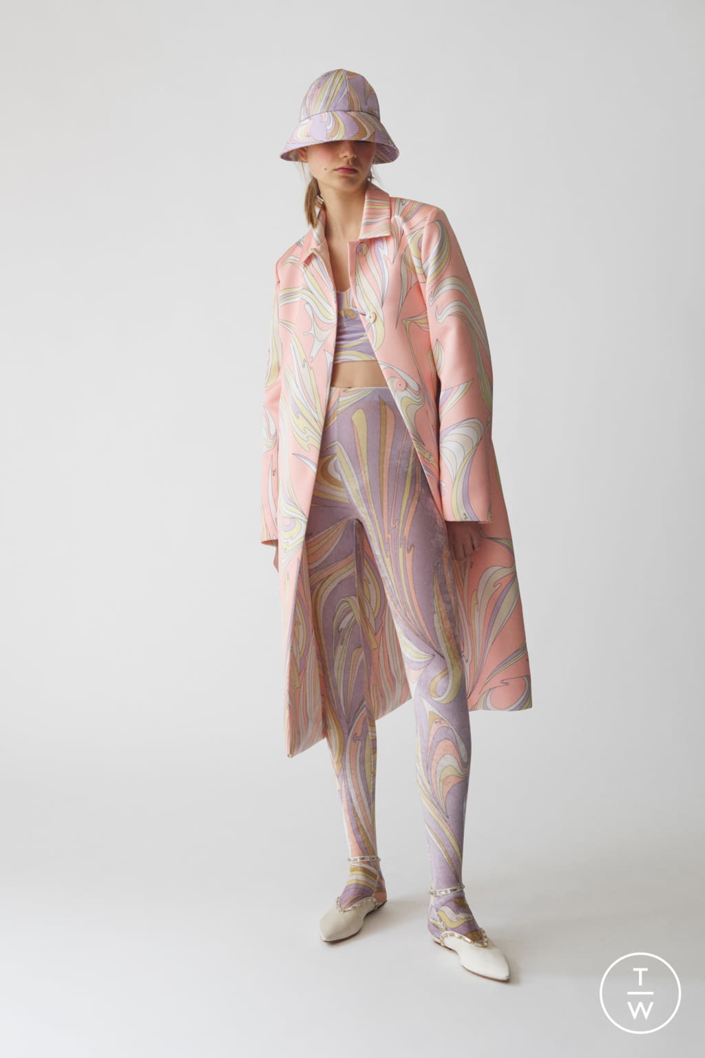 Fashion Week Milan Pre-Fall 2021 look 1 from the Pucci collection womenswear