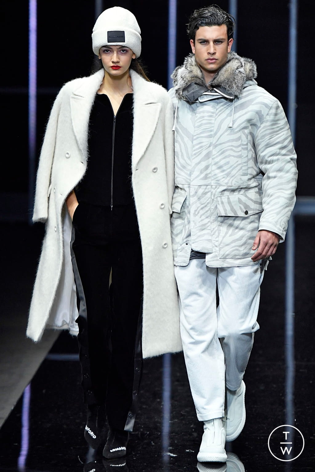 Fashion Week Milan Fall/Winter 2019 look 112 from the Emporio Armani collection menswear