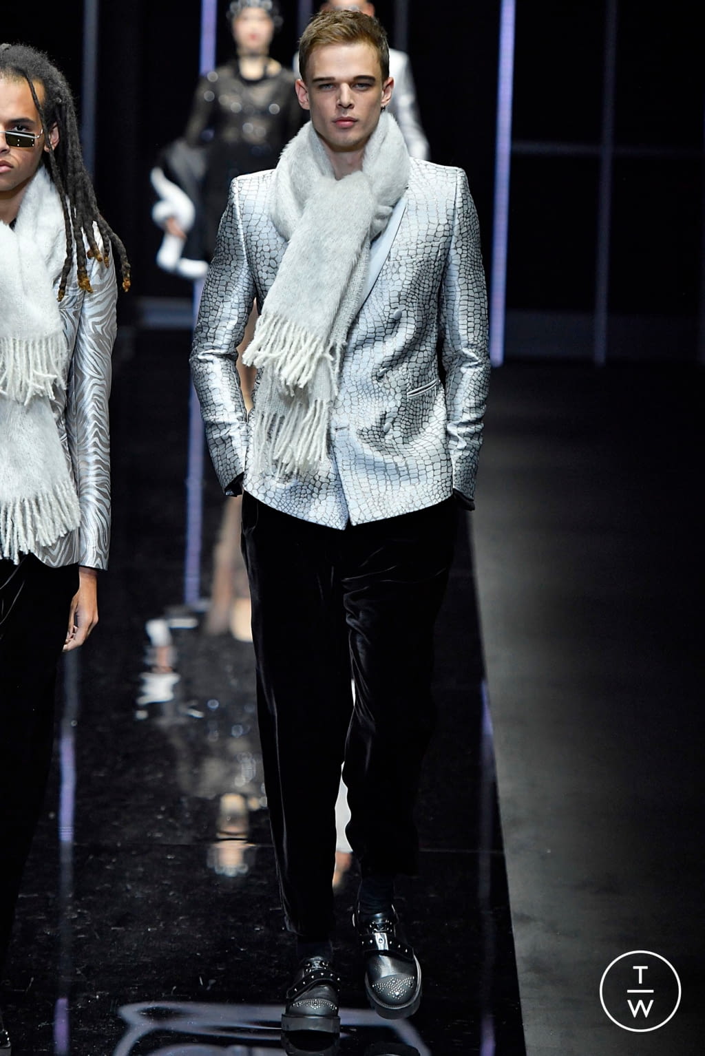 Fashion Week Milan Fall/Winter 2019 look 141 from the Emporio Armani collection menswear