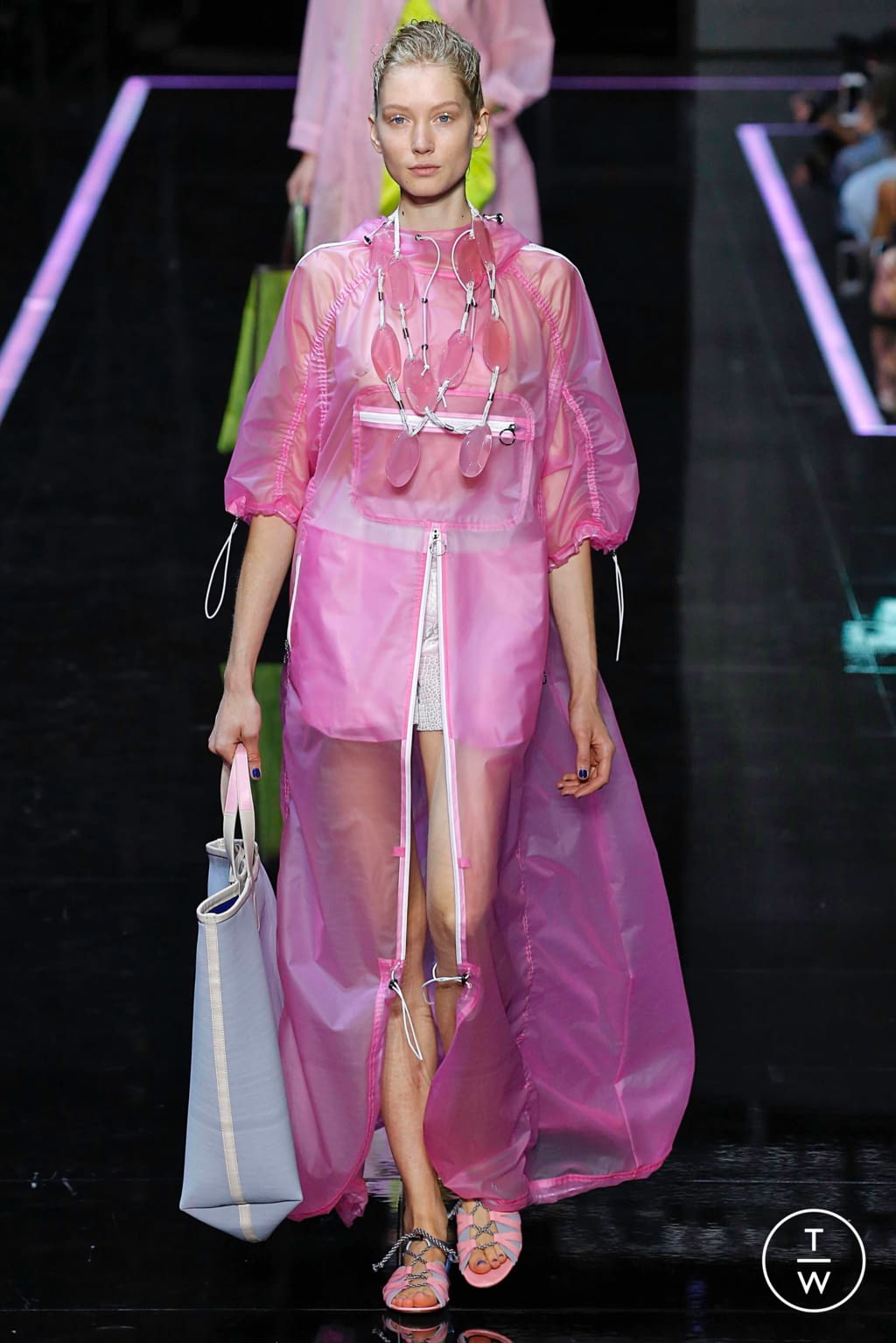 Fashion Week Milan Spring/Summer 2019 look 122 from the Emporio Armani collection womenswear
