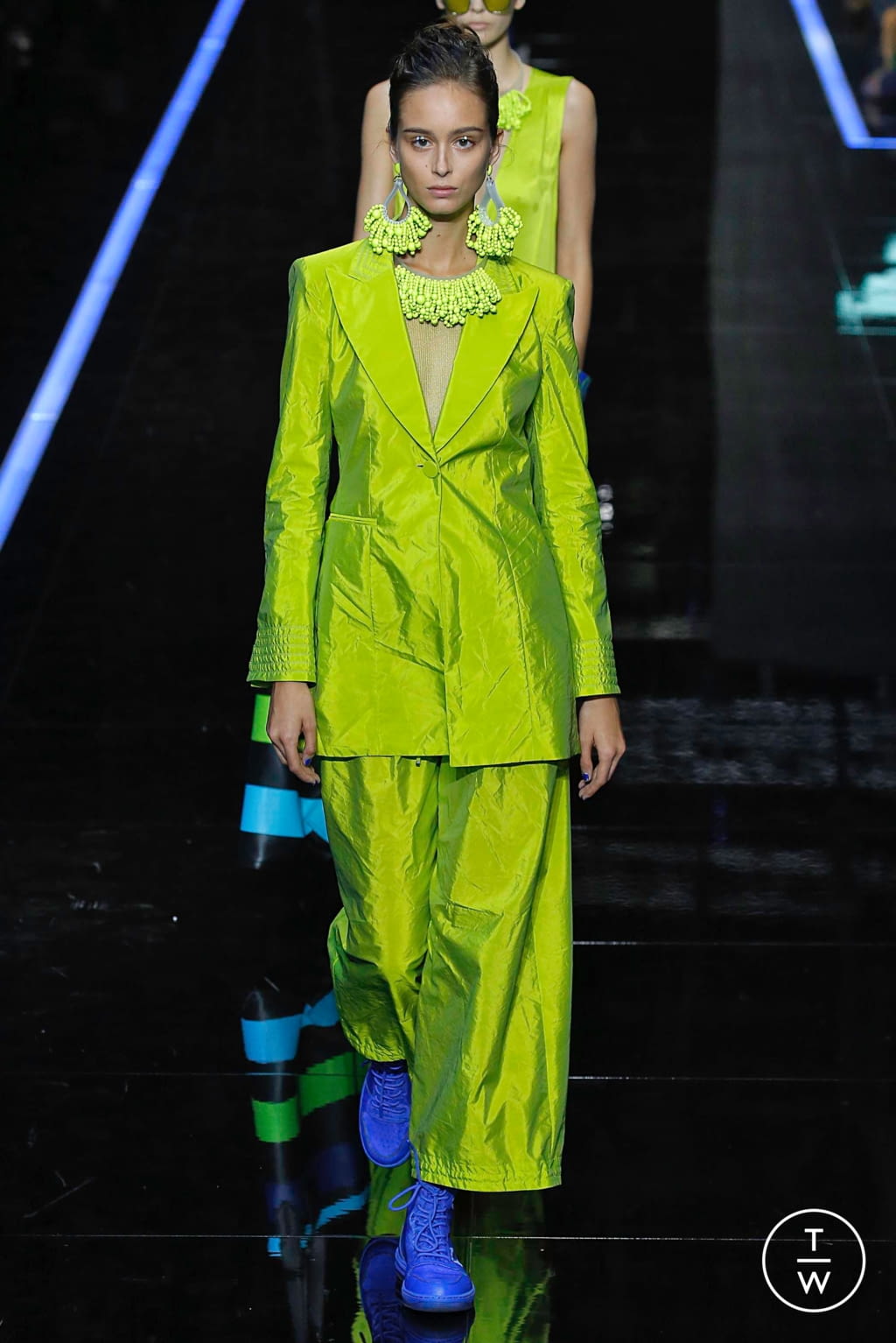 Fashion Week Milan Spring/Summer 2019 look 131 from the Emporio Armani collection 女装