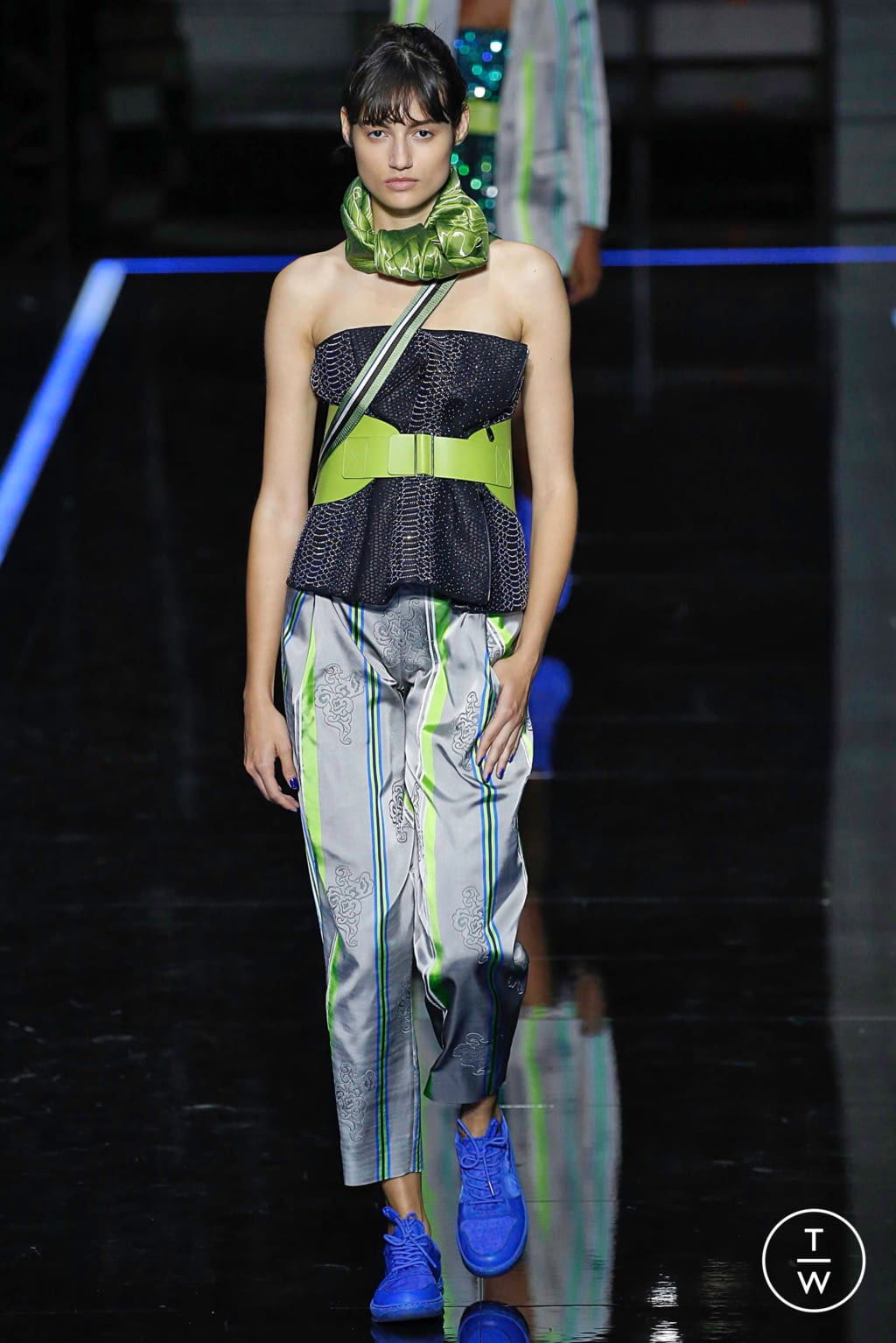 Fashion Week Milan Spring/Summer 2019 look 135 from the Emporio Armani collection womenswear