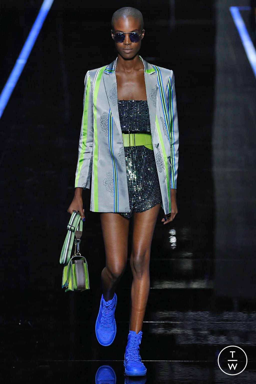 Fashion Week Milan Spring/Summer 2019 look 136 from the Emporio Armani collection womenswear