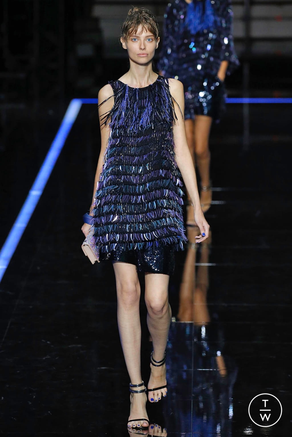 Fashion Week Milan Spring/Summer 2019 look 148 from the Emporio Armani collection womenswear