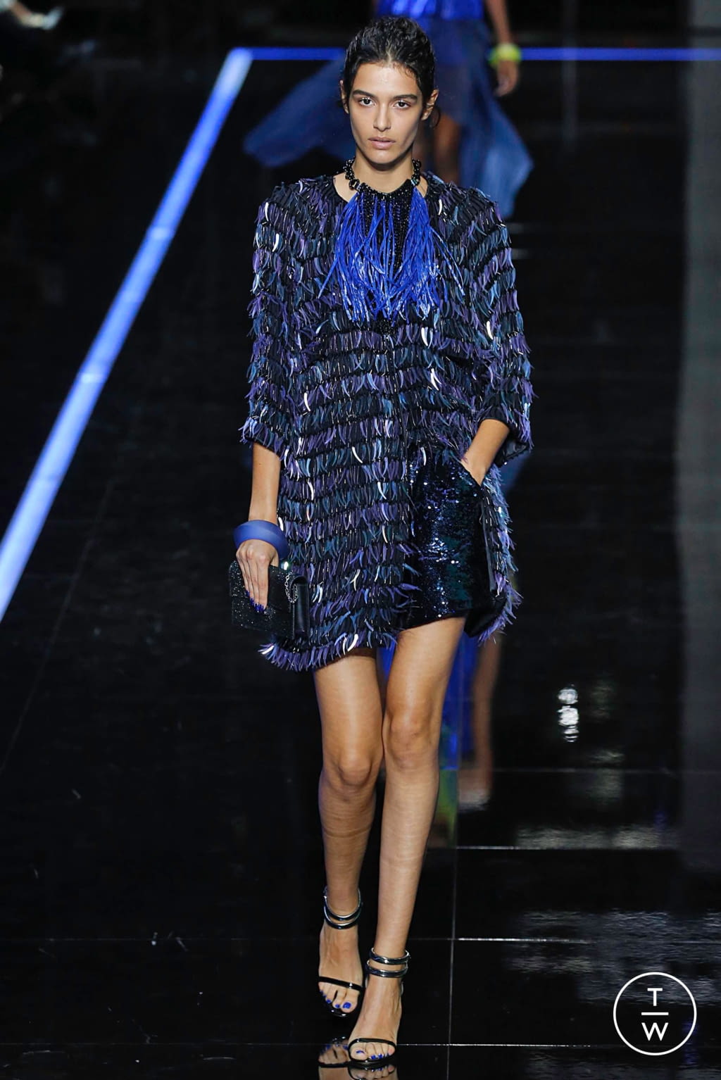Fashion Week Milan Spring/Summer 2019 look 149 from the Emporio Armani collection womenswear