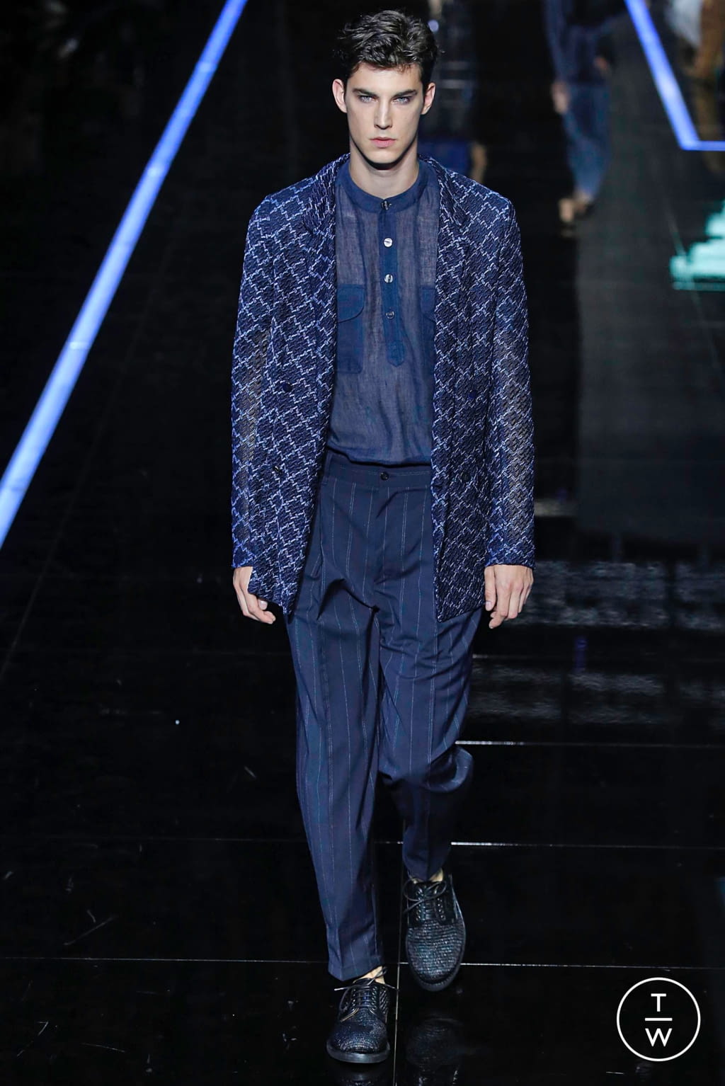 Fashion Week Milan Spring/Summer 2019 look 153 from the Emporio Armani collection 女装