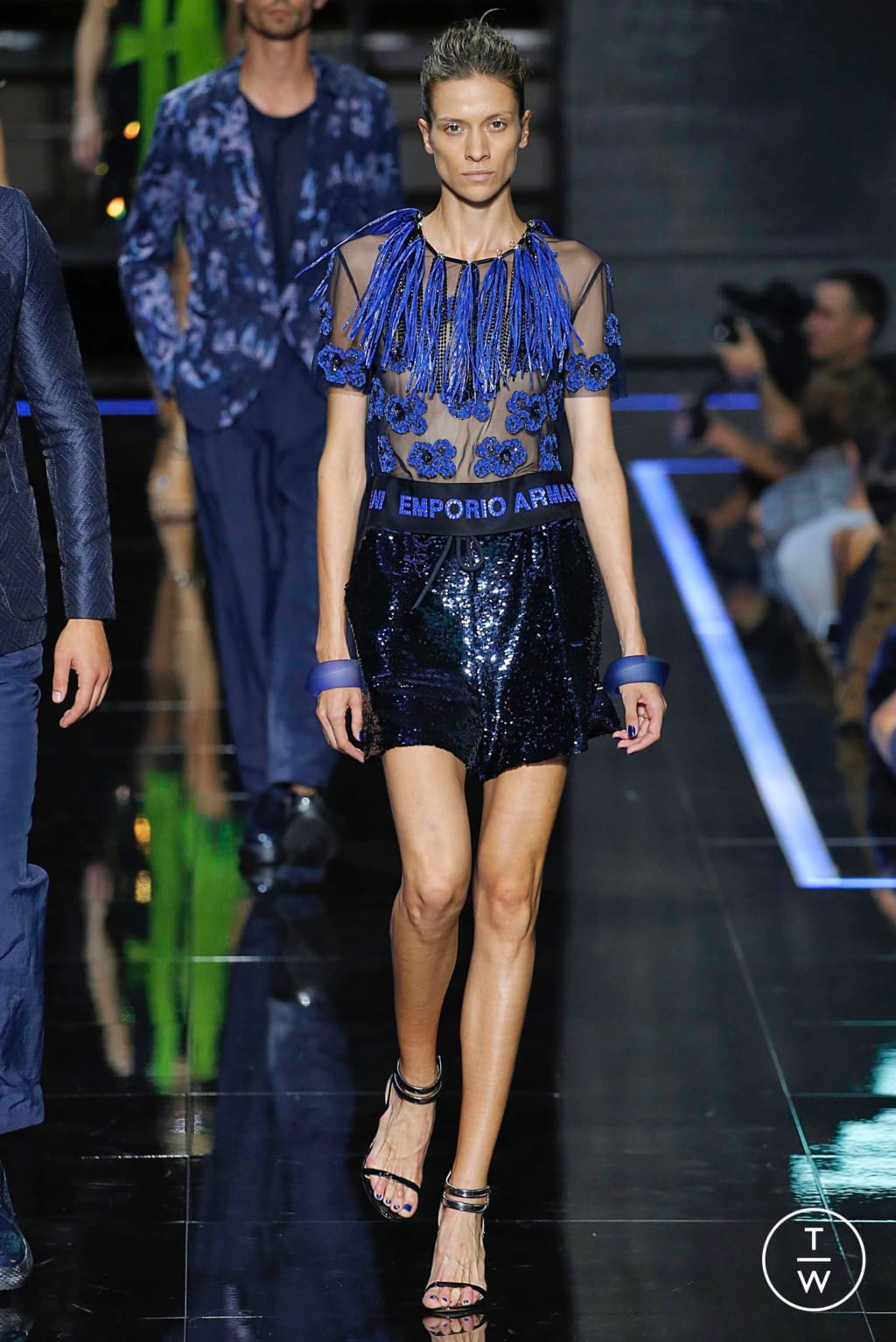 Fashion Week Milan Spring/Summer 2019 look 157 from the Emporio Armani collection womenswear