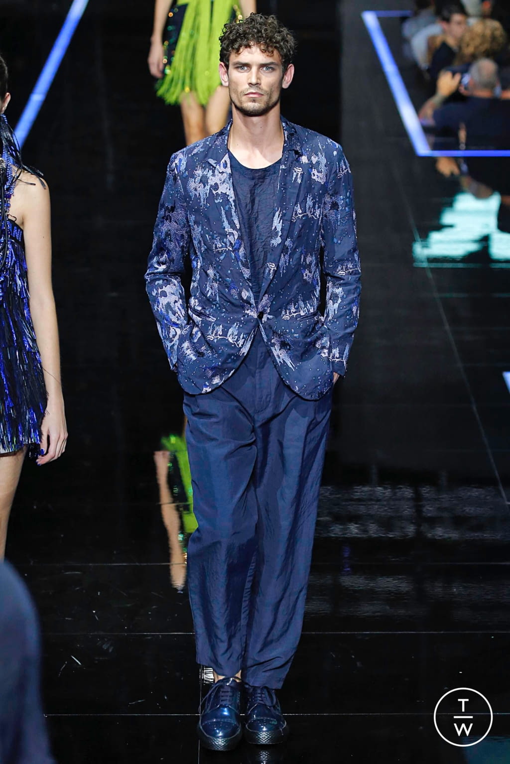 Fashion Week Milan Spring/Summer 2019 look 159 from the Emporio Armani collection womenswear
