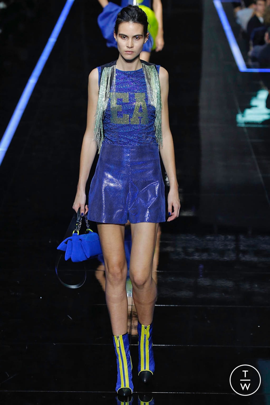 Fashion Week Milan Spring/Summer 2019 look 168 from the Emporio Armani collection womenswear