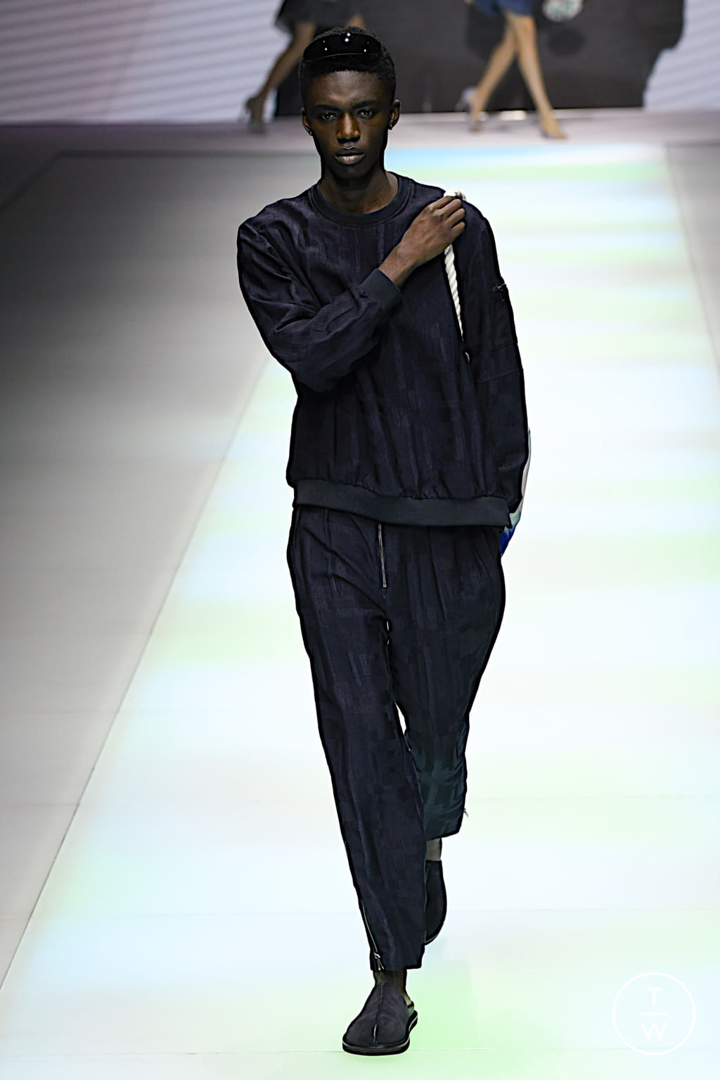 Fashion Week Milan Spring/Summer 2022 look 7 from the Emporio Armani collection womenswear