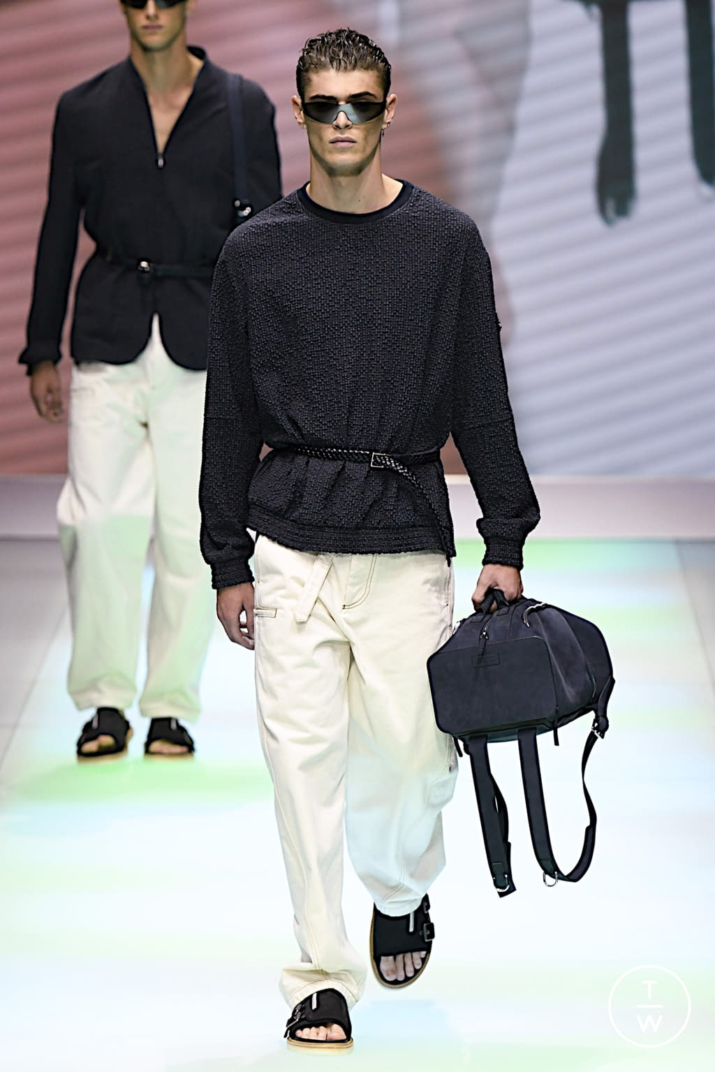 Fashion Week Milan Spring/Summer 2022 look 10 from the Emporio Armani collection womenswear