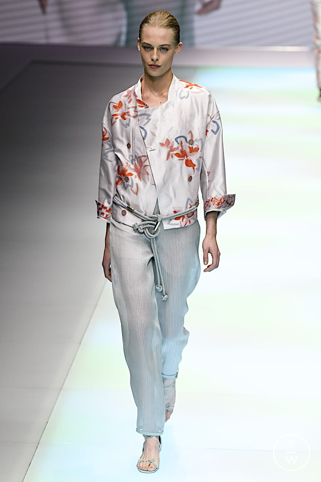 Fashion Week Milan Spring/Summer 2022 look 79 from the Emporio Armani collection womenswear