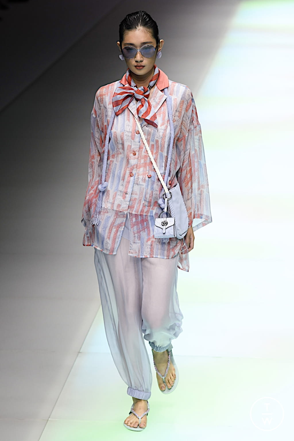 Fashion Week Milan Spring/Summer 2022 look 83 from the Emporio Armani collection womenswear