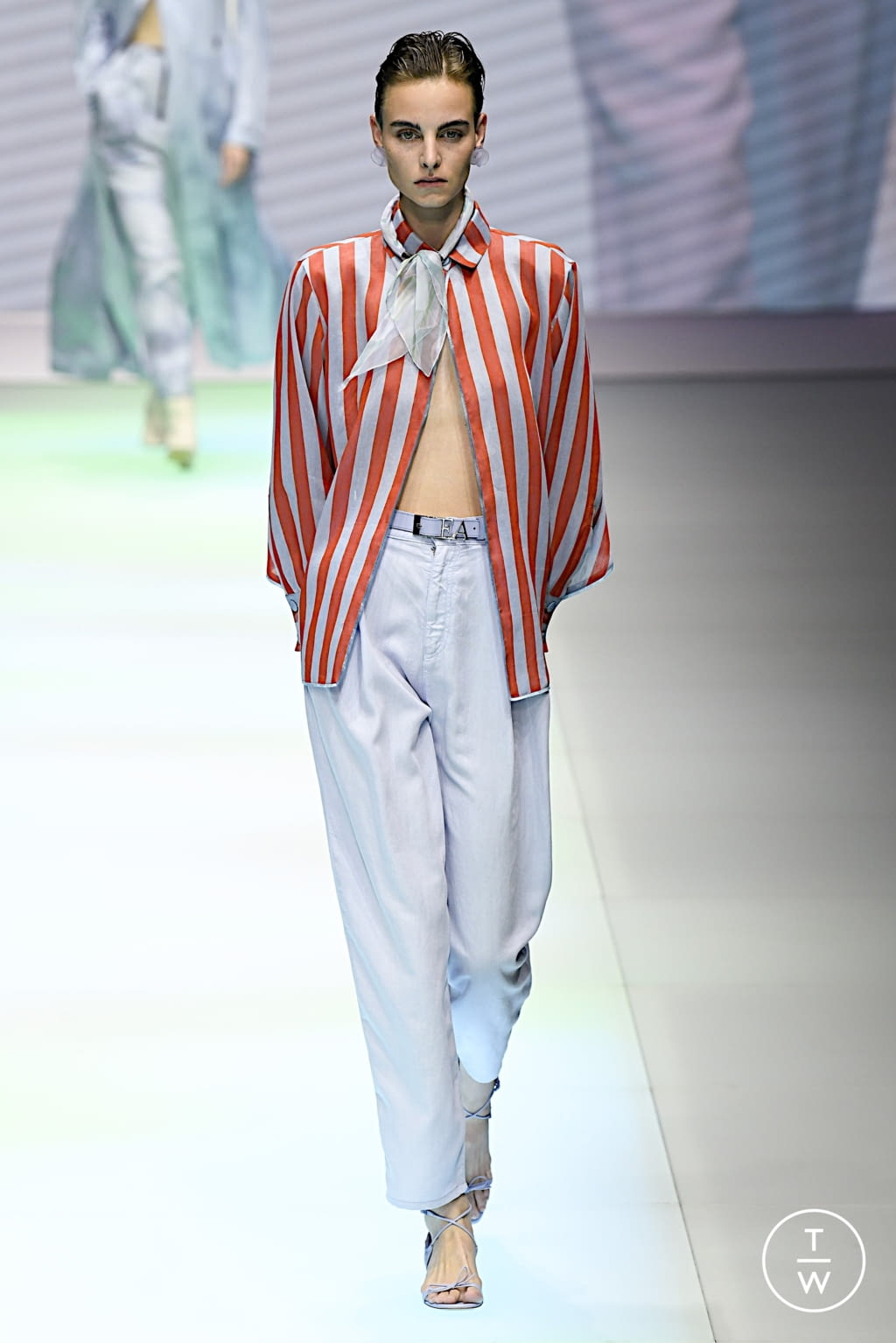 Fashion Week Milan Spring/Summer 2022 look 87 from the Emporio Armani collection womenswear