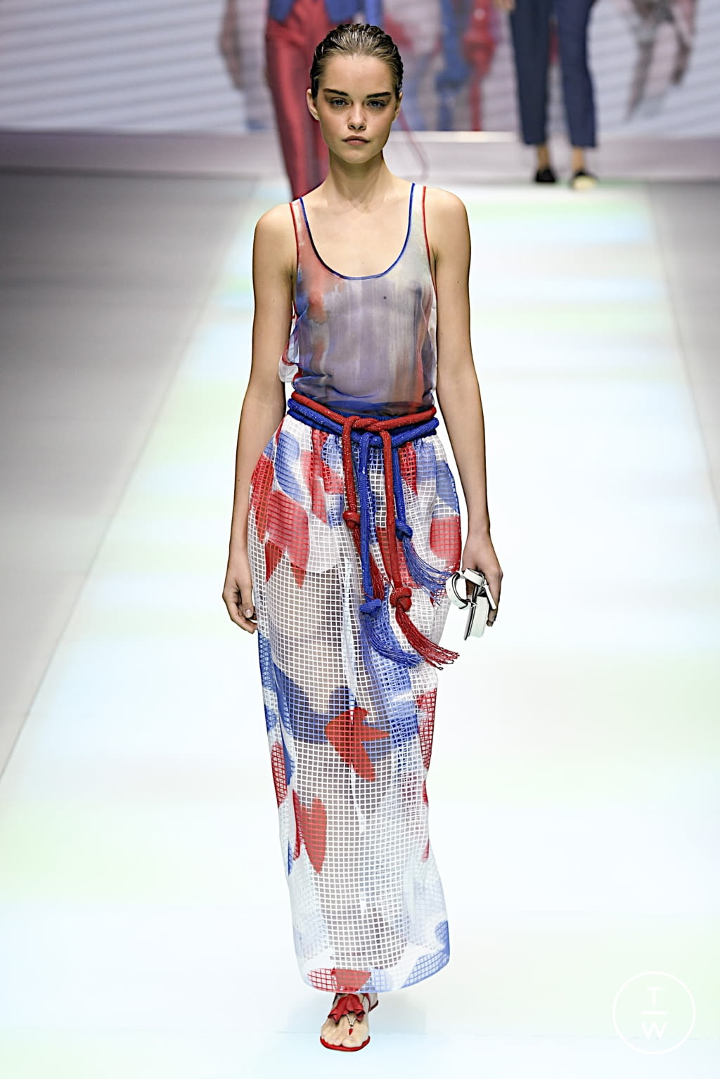 Fashion Week Milan Spring/Summer 2022 look 96 from the Emporio Armani collection womenswear