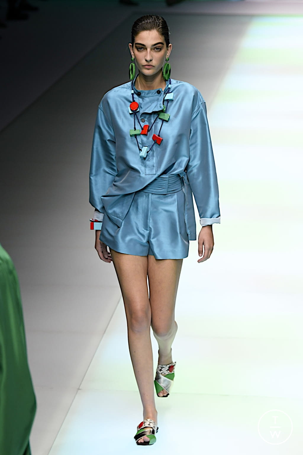 Fashion Week Milan Spring/Summer 2022 look 108 from the Emporio Armani collection womenswear