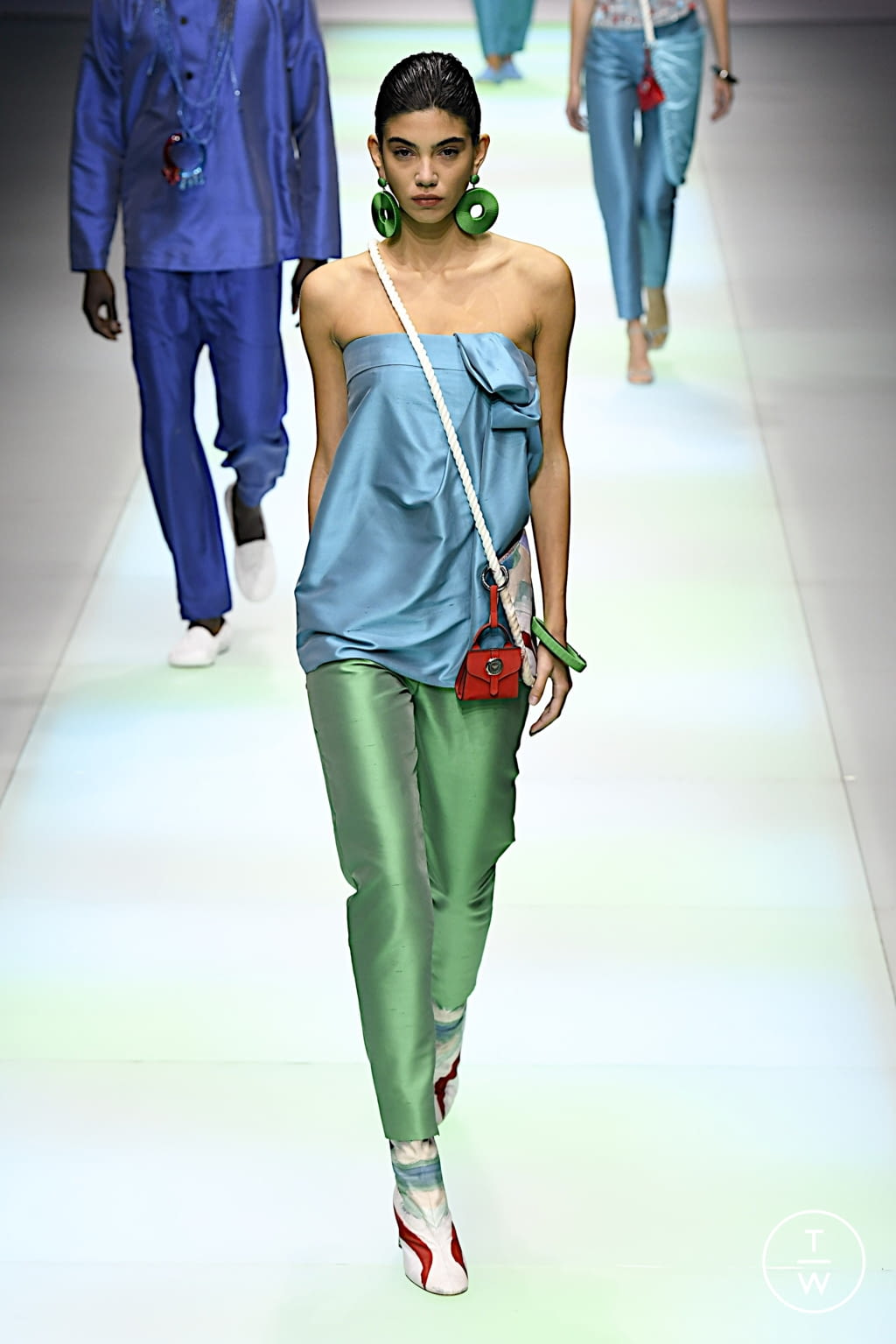 Fashion Week Milan Spring/Summer 2022 look 114 from the Emporio Armani collection womenswear