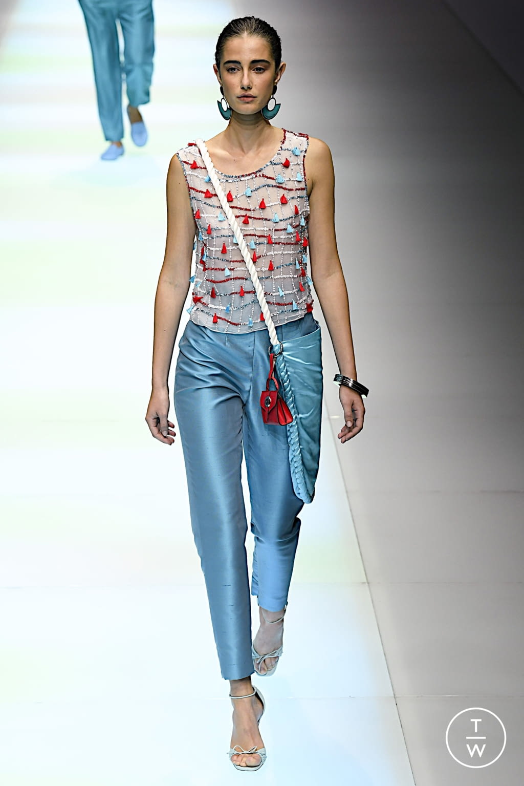 Fashion Week Milan Spring/Summer 2022 look 116 from the Emporio Armani collection womenswear
