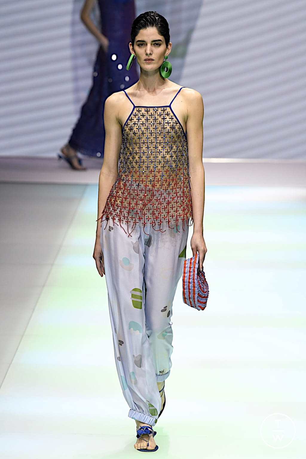 Fashion Week Milan Spring/Summer 2022 look 120 from the Emporio Armani collection womenswear