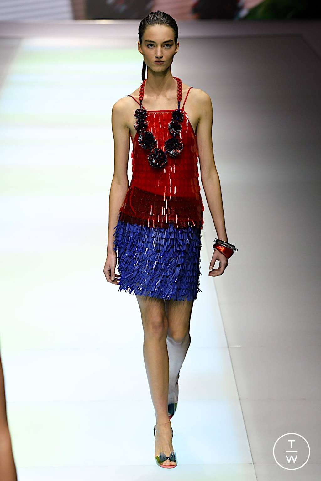Fashion Week Milan Spring/Summer 2022 look 126 from the Emporio Armani collection 女装