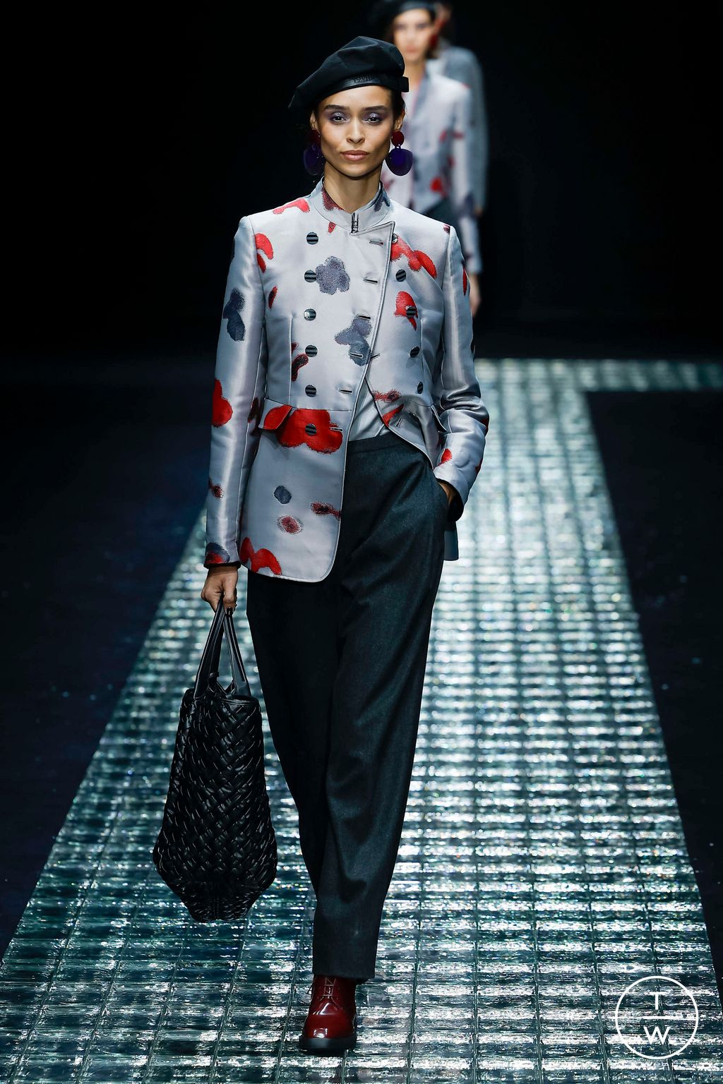 Fashion Week Milan Fall/Winter 2024 look 2 from the Emporio Armani collection womenswear