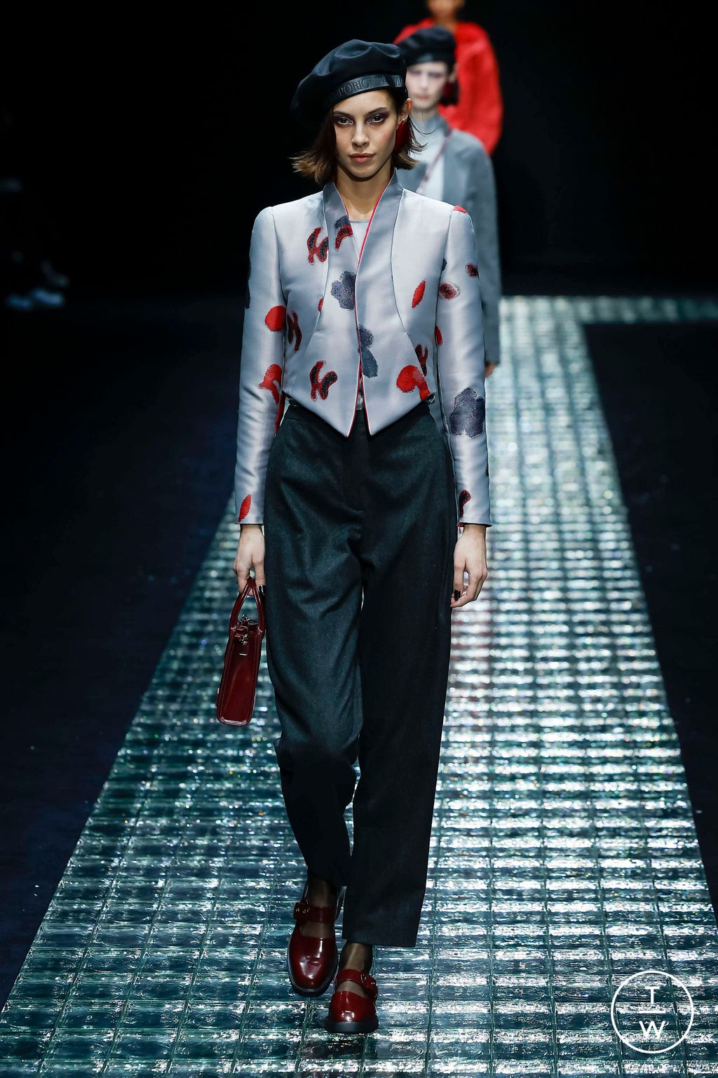 Fashion Week Milan Fall/Winter 2024 look 3 from the Emporio Armani collection womenswear