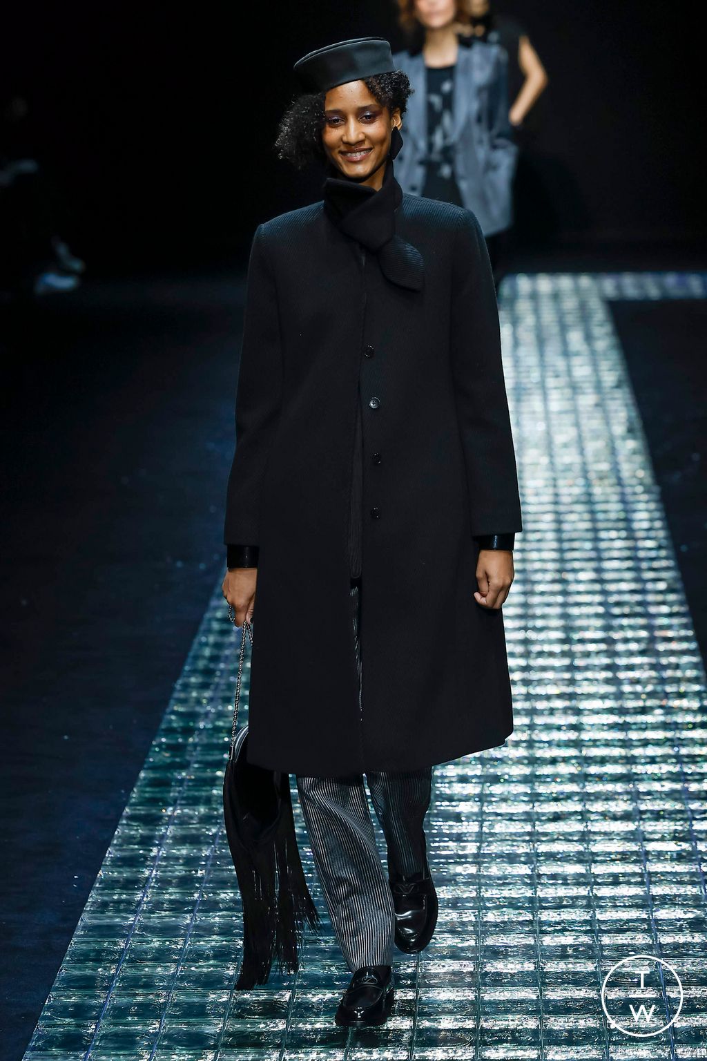 Fashion Week Milan Fall/Winter 2024 look 31 from the Emporio Armani collection womenswear