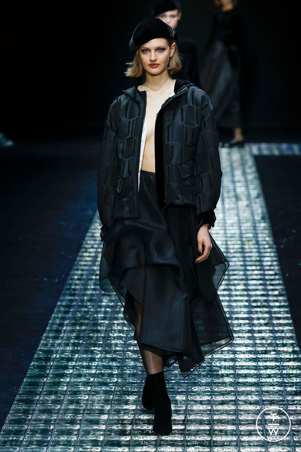 Fashion Week Milan Fall/Winter 2024 look 51 from the Emporio Armani collection womenswear