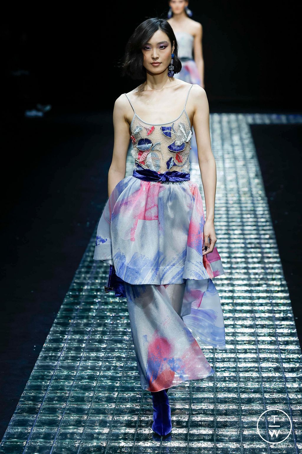 Fashion Week Milan Fall/Winter 2024 look 61 de la collection Emporio Armani womenswear