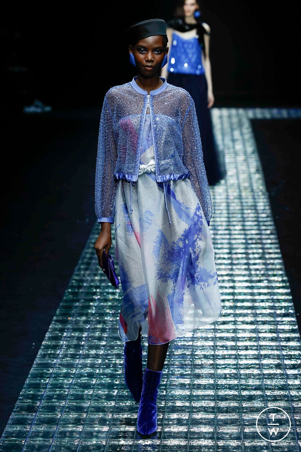 Fashion Week Milan Fall/Winter 2024 look 63 de la collection Emporio Armani womenswear