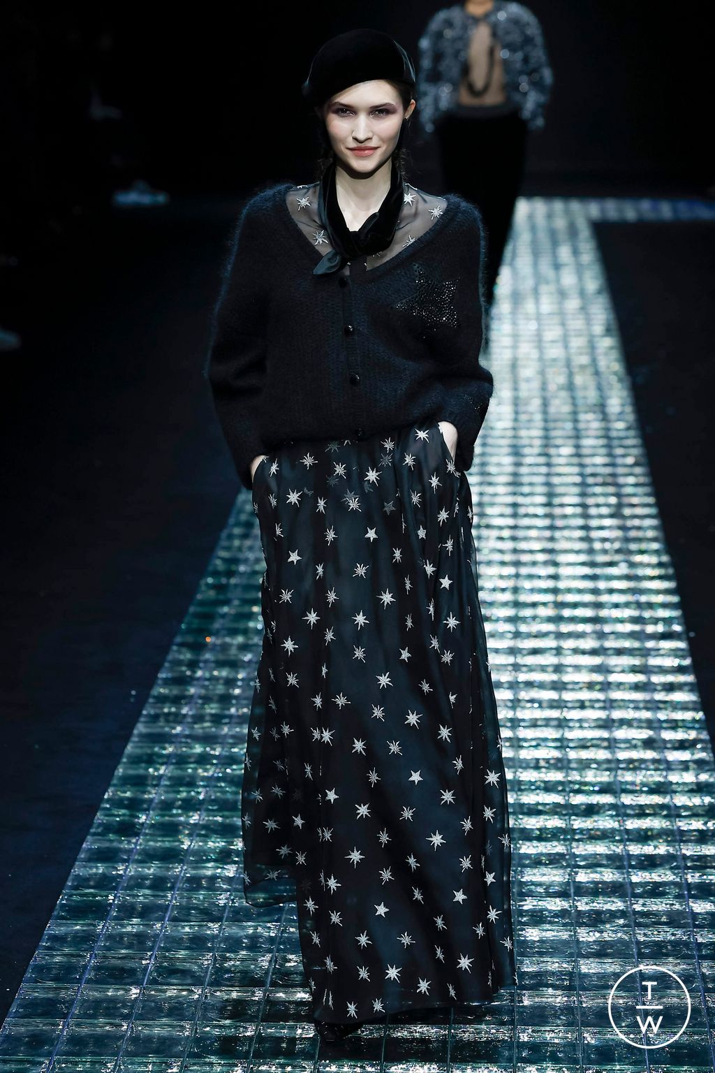 Fashion Week Milan Fall/Winter 2024 look 69 from the Emporio Armani collection womenswear