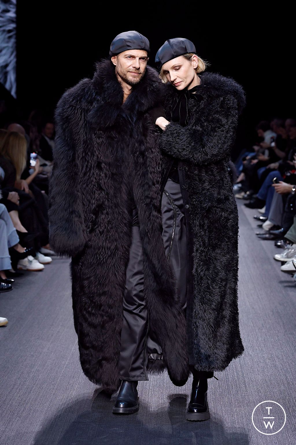 Fashion Week Milan Fall/Winter 2025 look 62 from the Emporio Armani collection womenswear