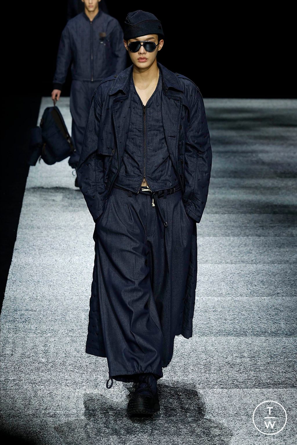 Fashion Week Milan Fall/Winter 2024 look 13 from the Emporio Armani collection menswear