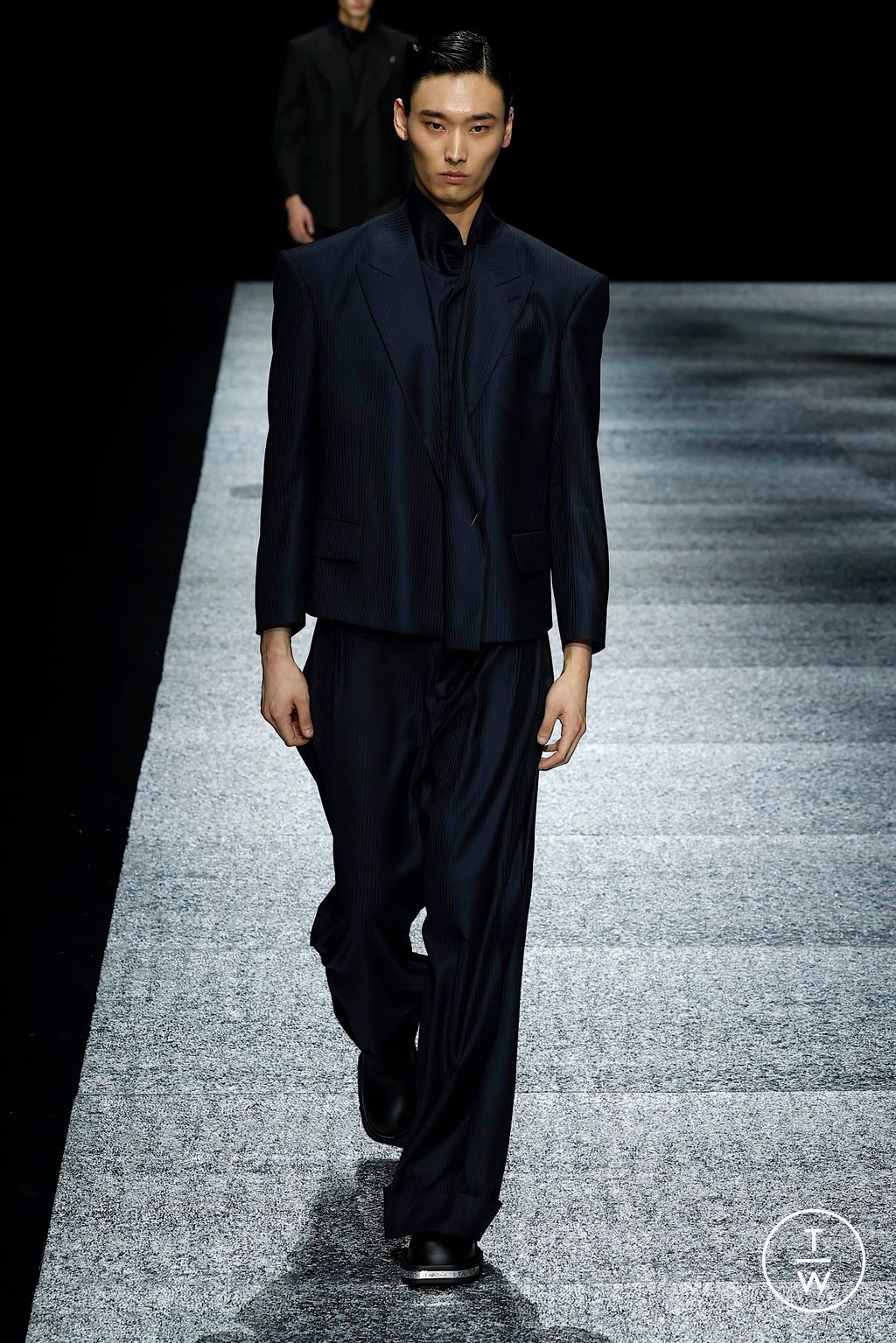Fashion Week Milan Fall/Winter 2024 look 47 from the Emporio Armani collection menswear