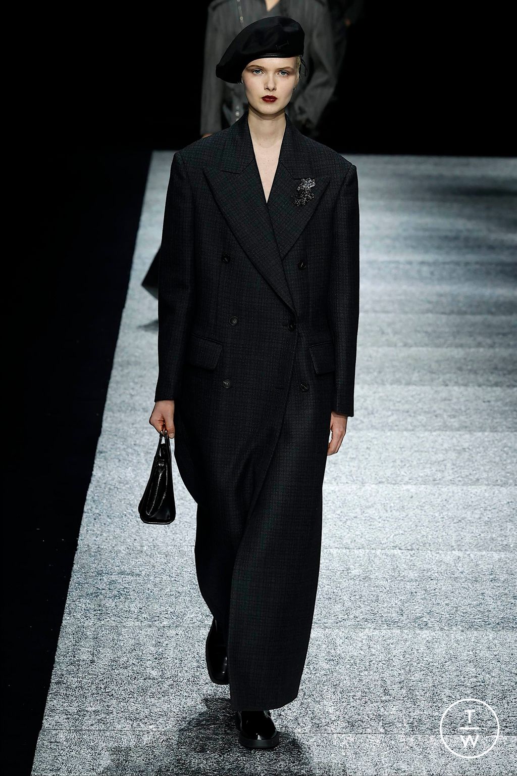 Fashion Week Milan Fall/Winter 2024 look 62 from the Emporio Armani collection 男装