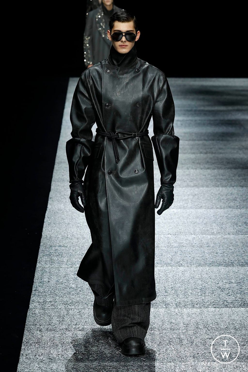 Fashion Week Milan Fall/Winter 2024 look 65 de la collection Emporio Armani menswear