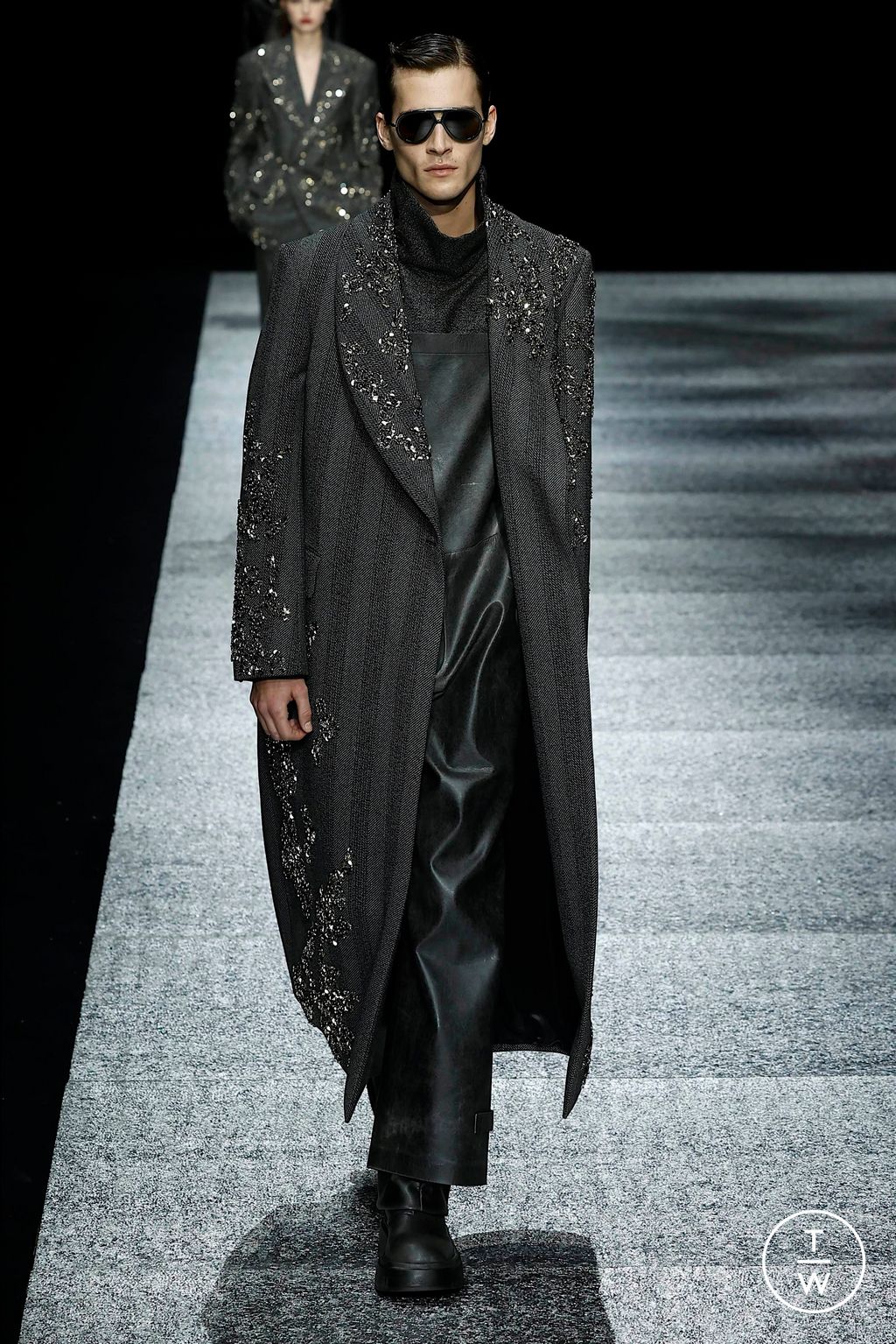 Fashion Week Milan Fall/Winter 2024 look 66 from the Emporio Armani collection menswear