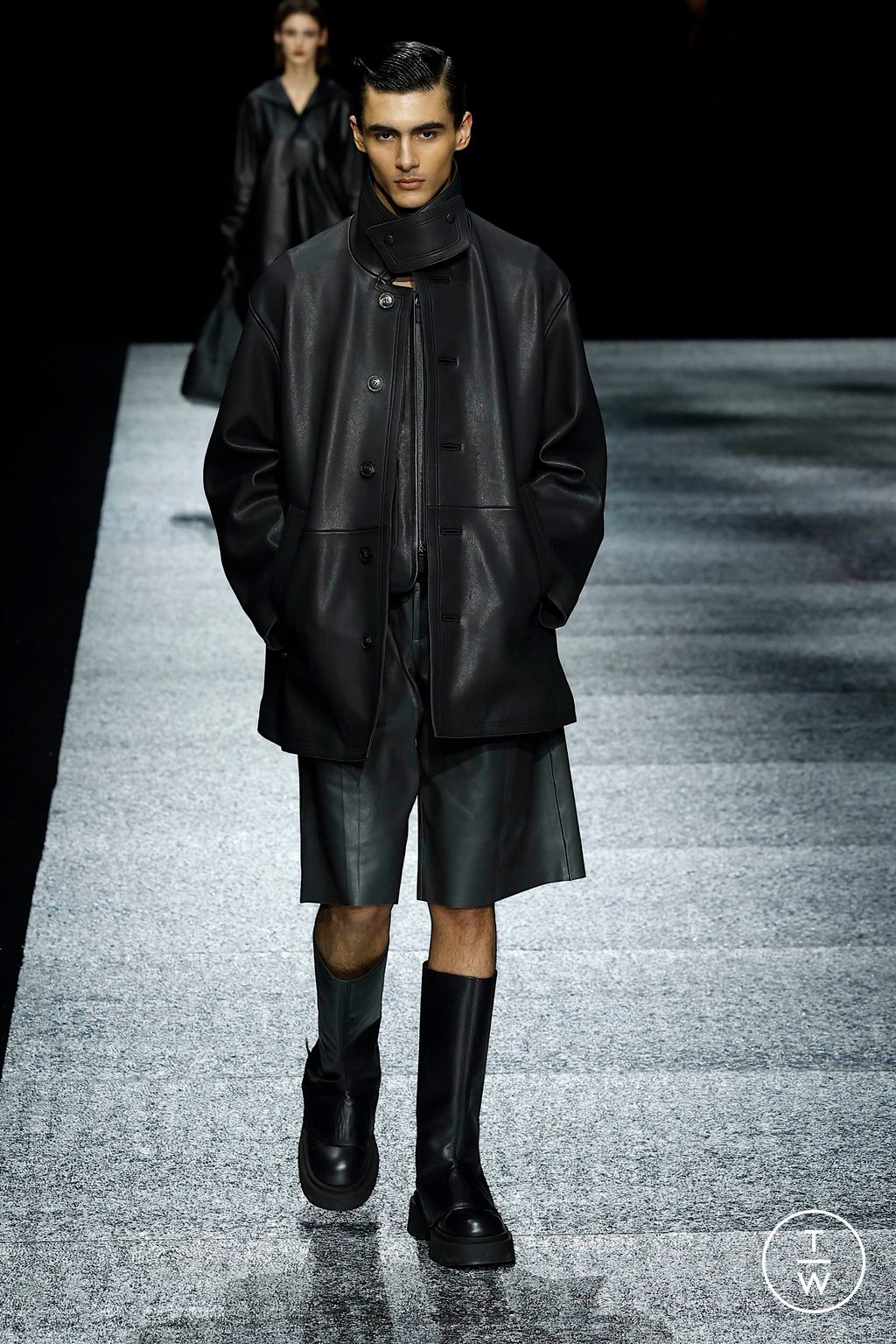 Fashion Week Milan Fall/Winter 2024 look 69 de la collection Emporio Armani menswear