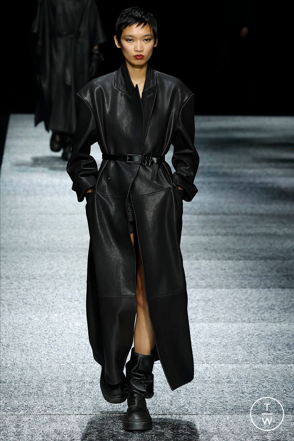 Fashion Week Milan Fall/Winter 2024 look 71 from the Emporio Armani collection 男装