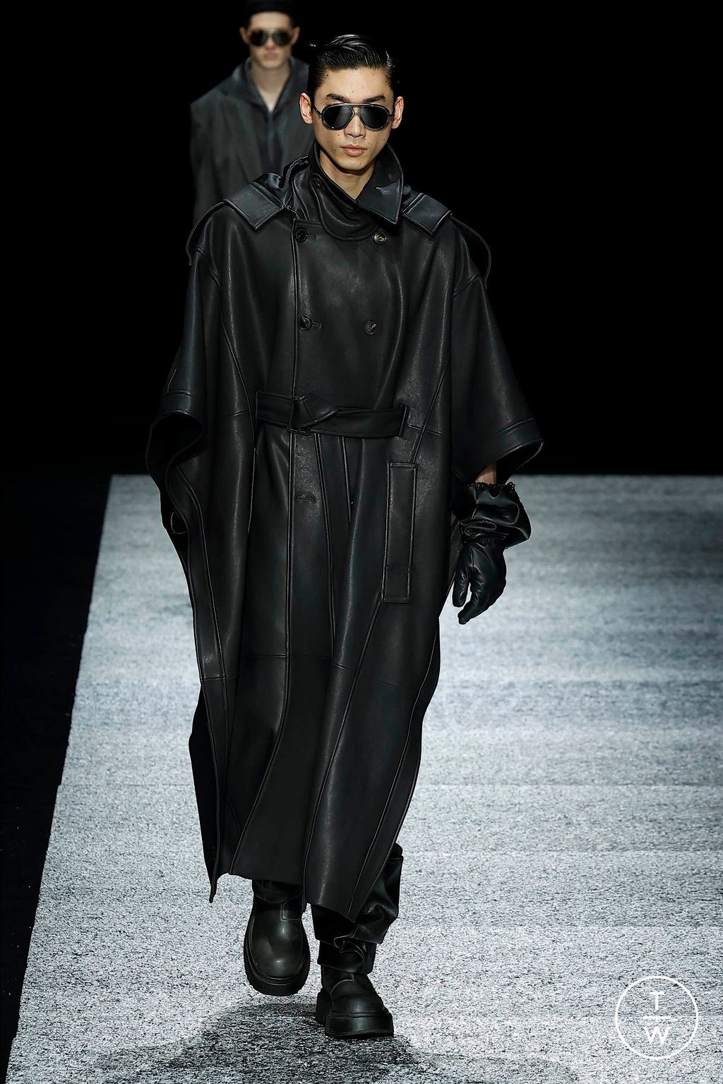 Fashion Week Milan Fall/Winter 2024 look 72 de la collection Emporio Armani menswear