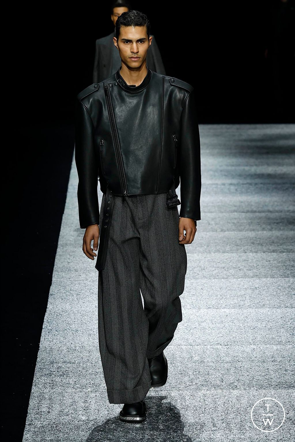 Fashion Week Milan Fall/Winter 2024 look 74 from the Emporio Armani collection menswear