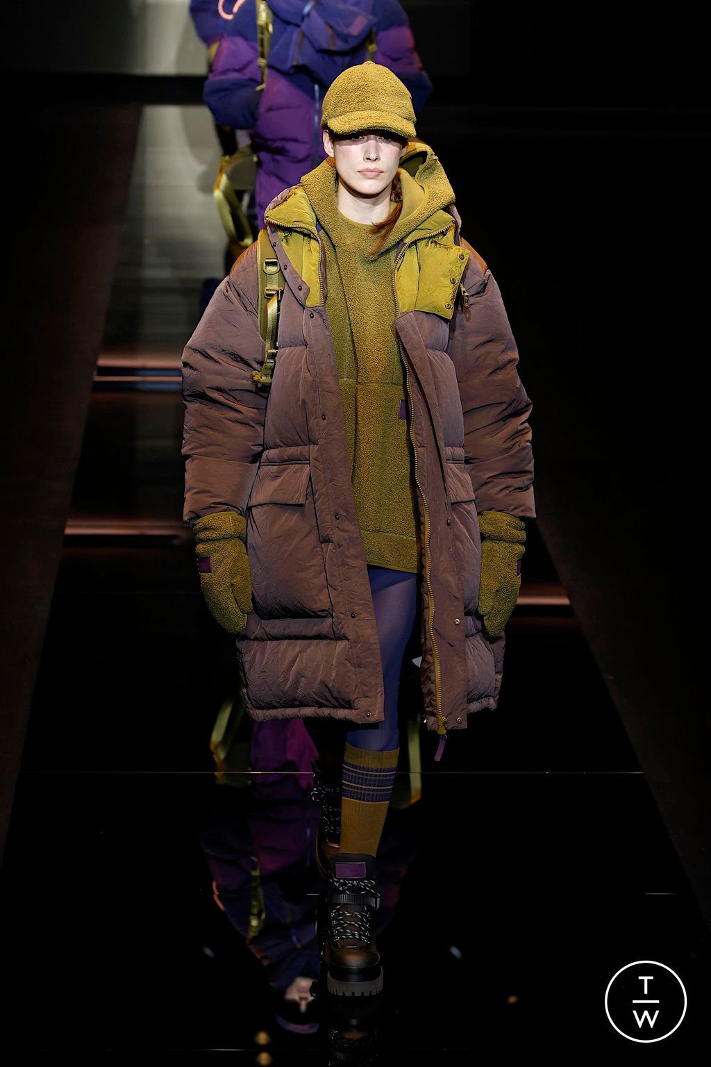 Fashion Week Milan Fall/Winter 2025 look 6 from the Emporio Armani collection menswear