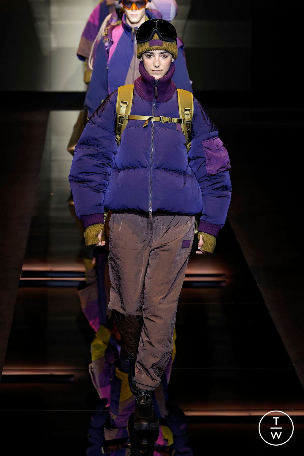 Fashion Week Milan Fall/Winter 2025 look 8 from the Emporio Armani collection menswear