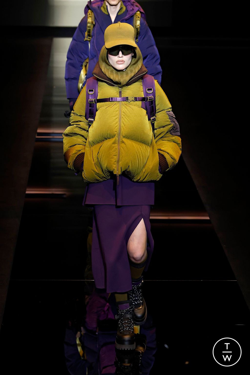 Fashion Week Milan Fall/Winter 2025 look 12 from the Emporio Armani collection menswear