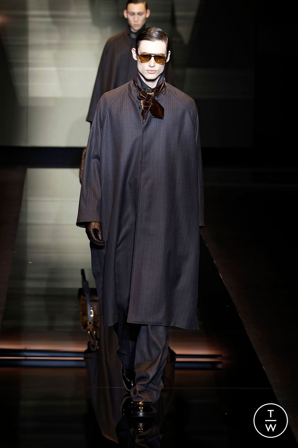 Fashion Week Milan Fall/Winter 2025 look 31 from the Emporio Armani collection menswear