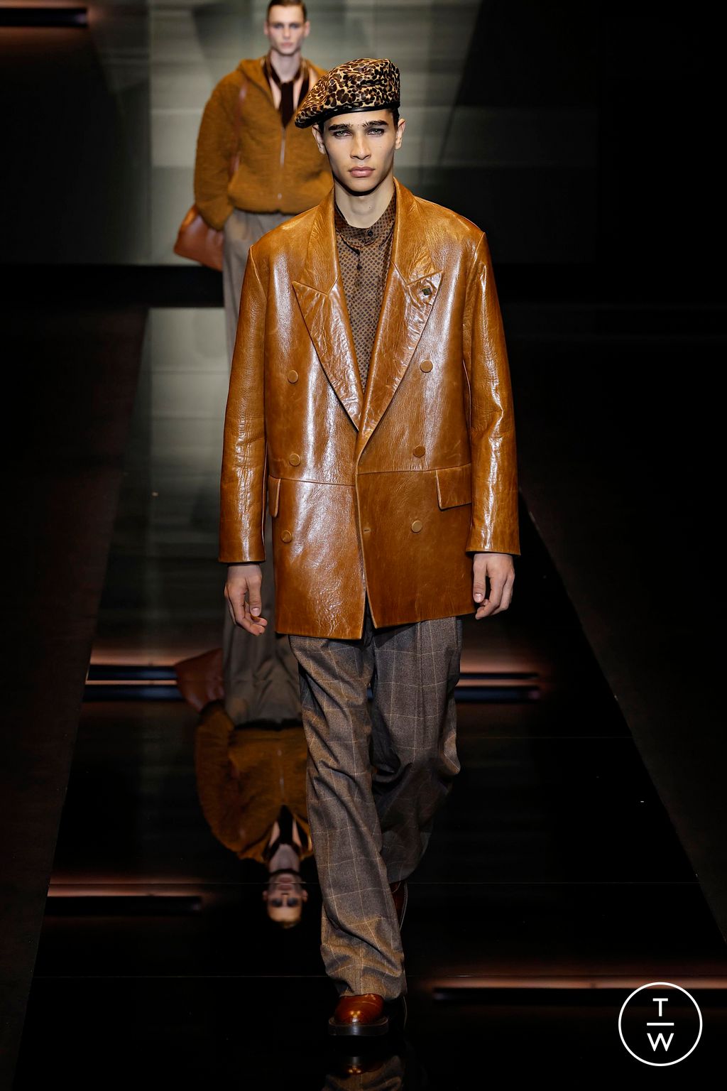 Fashion Week Milan Fall/Winter 2025 look 48 de la collection Emporio Armani menswear